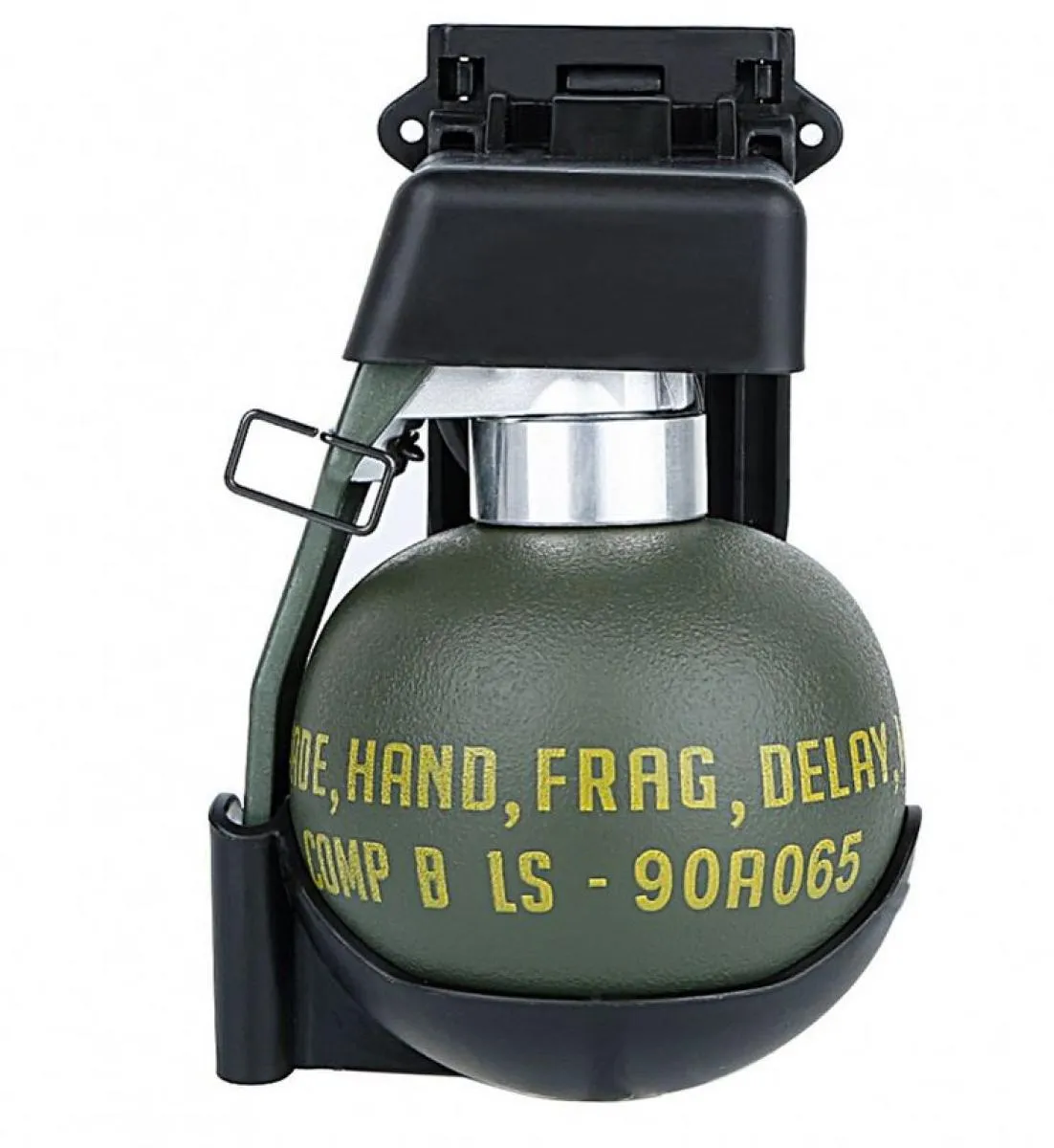 Wosport Dummy Grenade M67 mit Mount für Molle Systeme